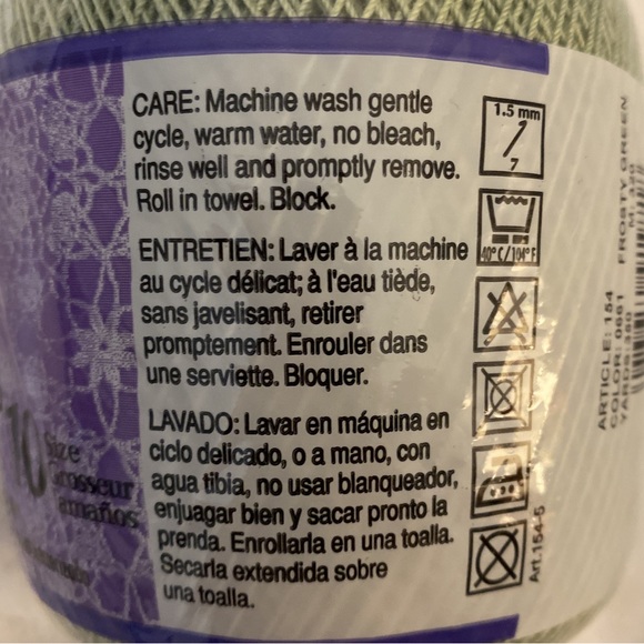 Aunt Lydia’s, Size 10 Crochet Thread, NWT,  forest green color - Picture 4 of 8